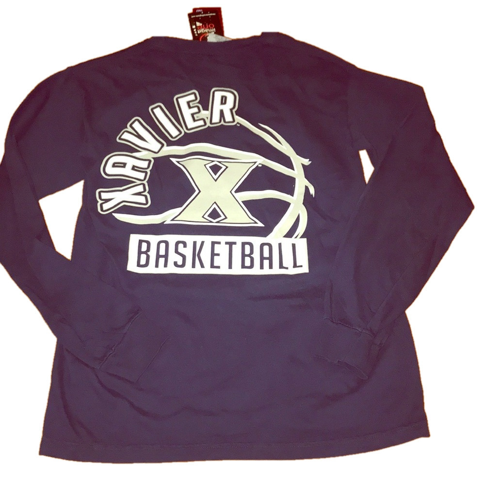 NWT Xavier Basketball Long sleeve small